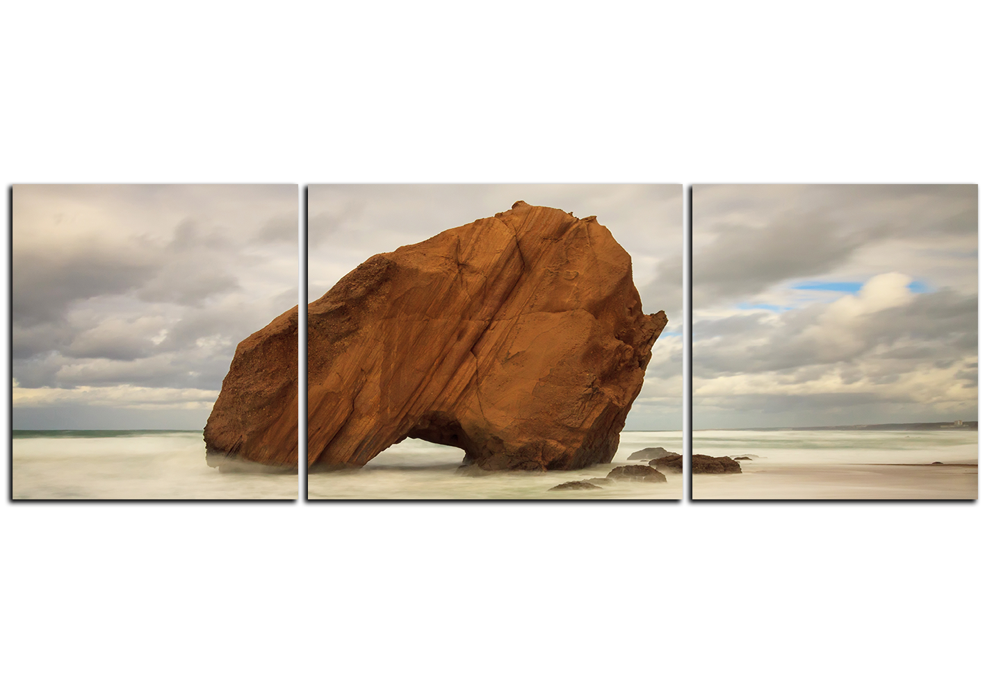 Obraz na plátně - Skála na pobřeží - panoráma Obraz na plátně - Skála na pobřeží - panoráma